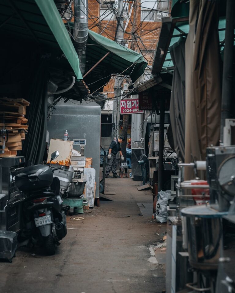 그 후회에서, 폴리티카는 시작됐다 - 재래시장 골목